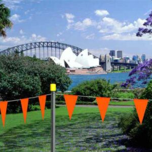 Bunting Flags in Use