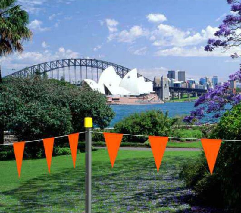Bunting Flags in Use