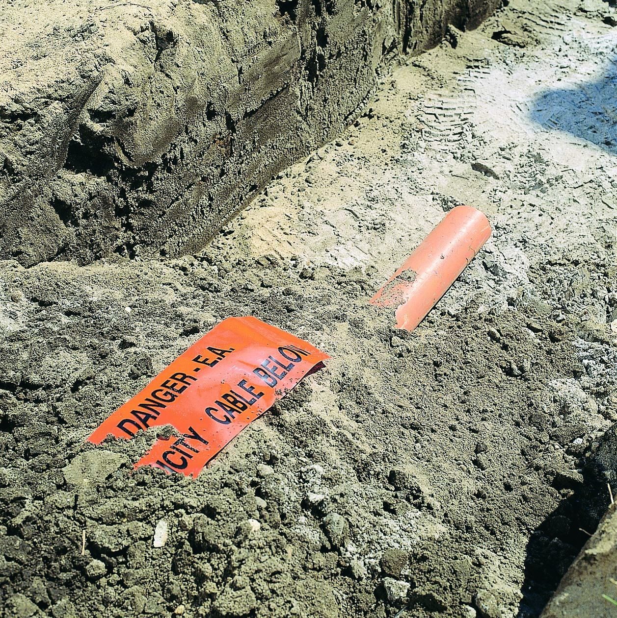 Cable Cover in use on the ground