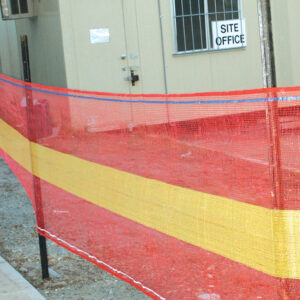 Economy Knitted Barrier Fence in Use
