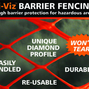 Hi-Vis Barrier Fence Ad