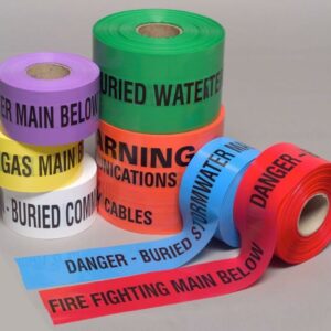 Non-Detectable Underground Warning Tapes