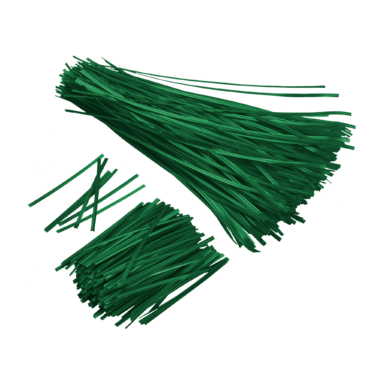 Twist Ties Green