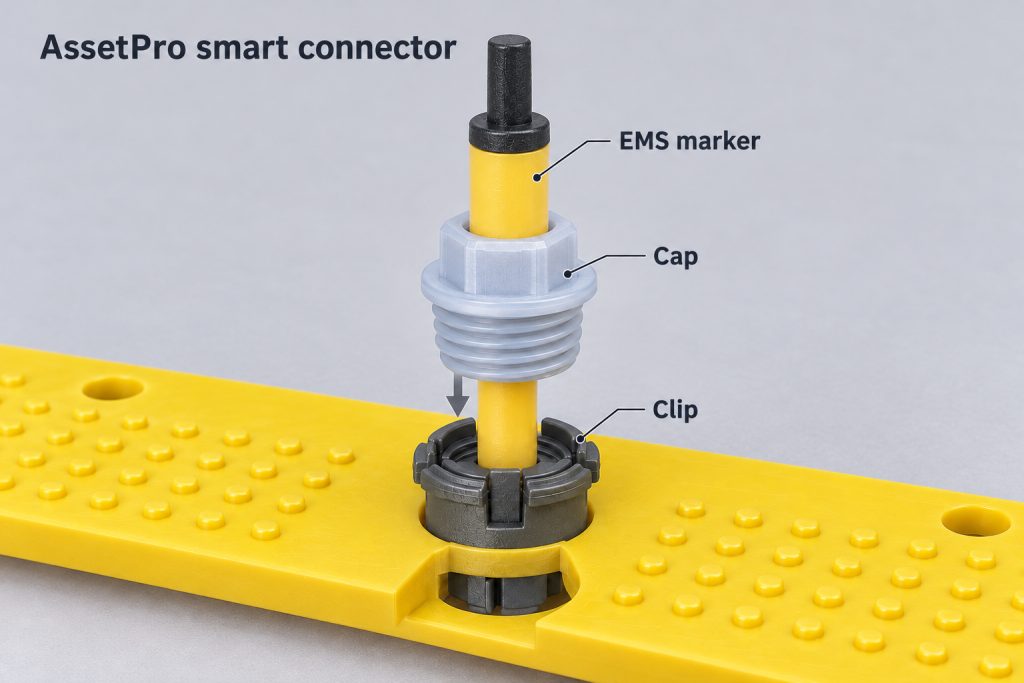 AssetPro® smart Overpipe® connector