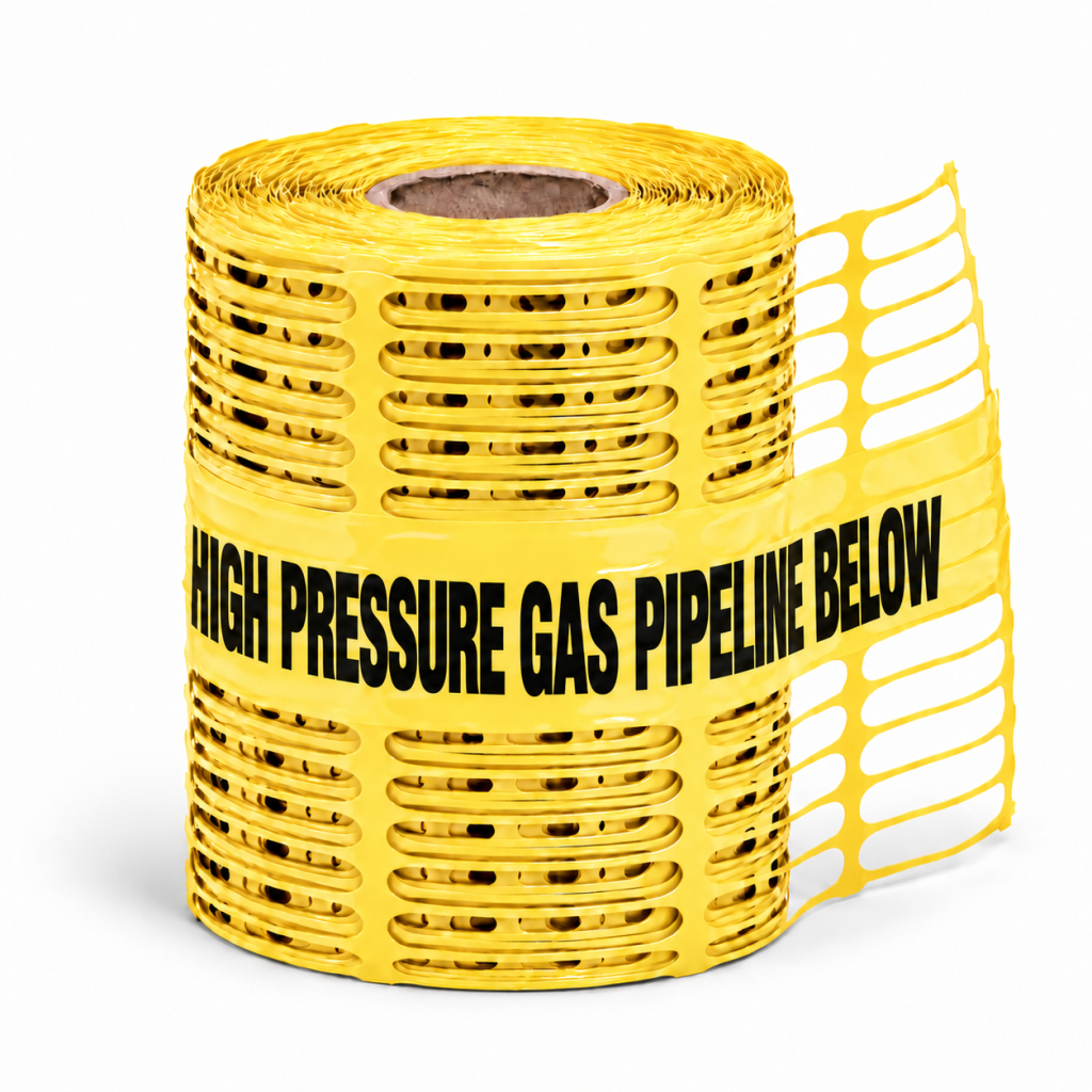 High Pressure Gas Pipeline FairWarning® Non-Detectable Underground Warning Mesh